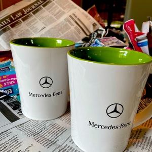 Mercedes Benz coffee mugs (pair)